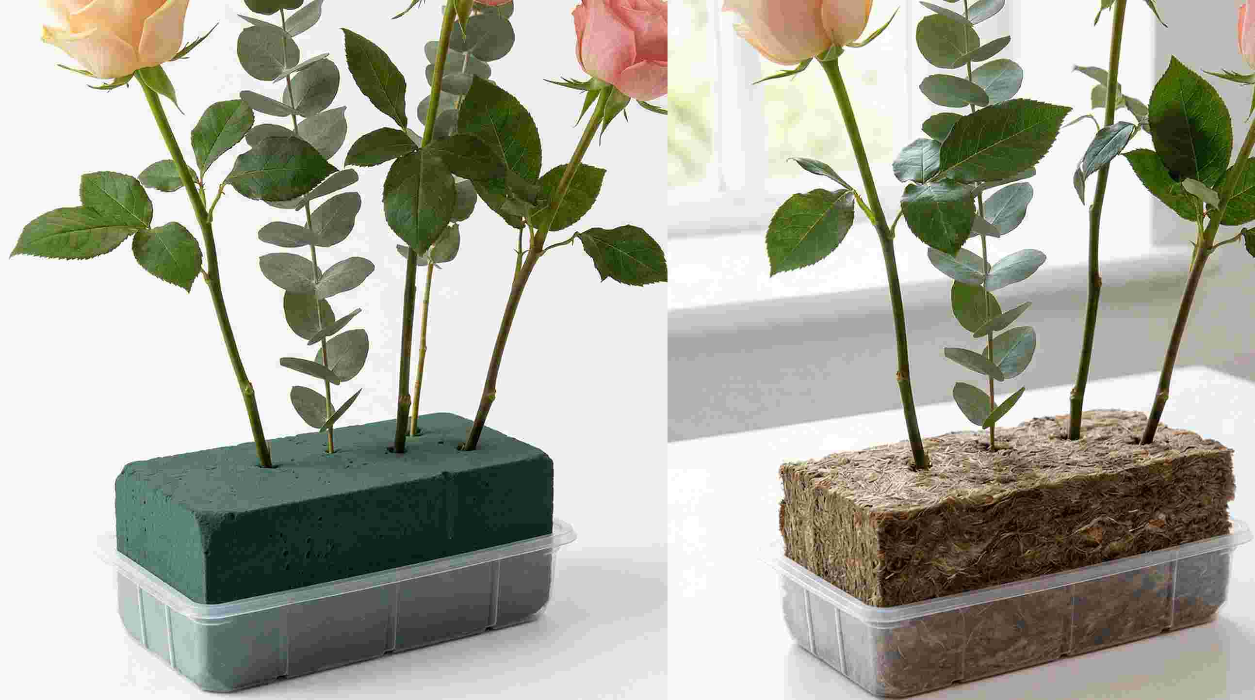 Green Floral Foam beside Eco Floral Foam Green Floral Foam beside Eco Floral Foam