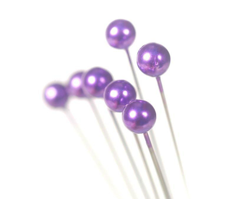 Florist Sundries :: Pins :: OASIS® 6mm Pearl Pins x144 - Lilac ...