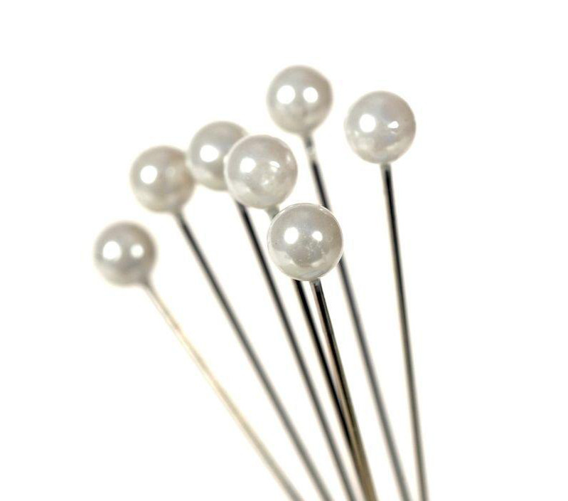 Florist Sundries Pins Oasis® Pearl Pins White 6mm Michael