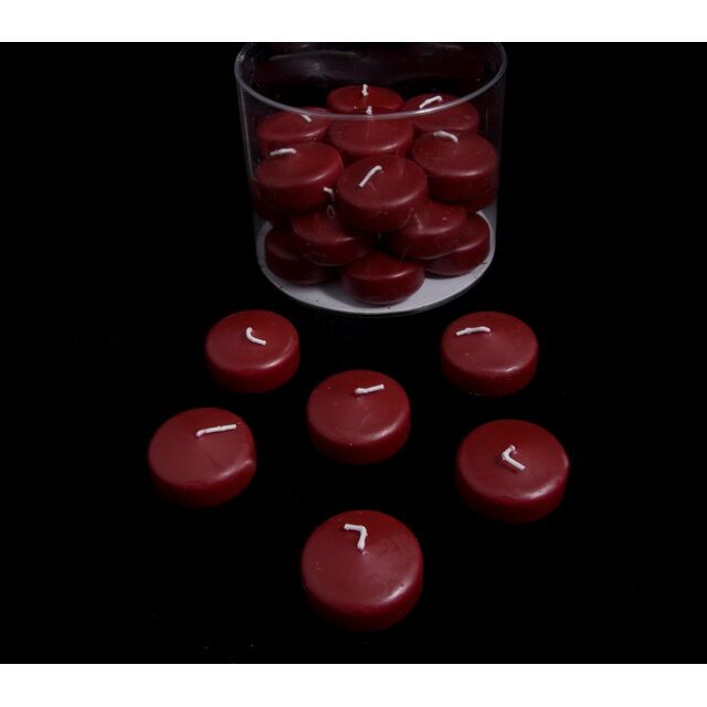 Floating Candles Burgundy Michael Dark