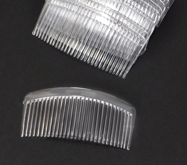 Clear Side Comb 4" Proms