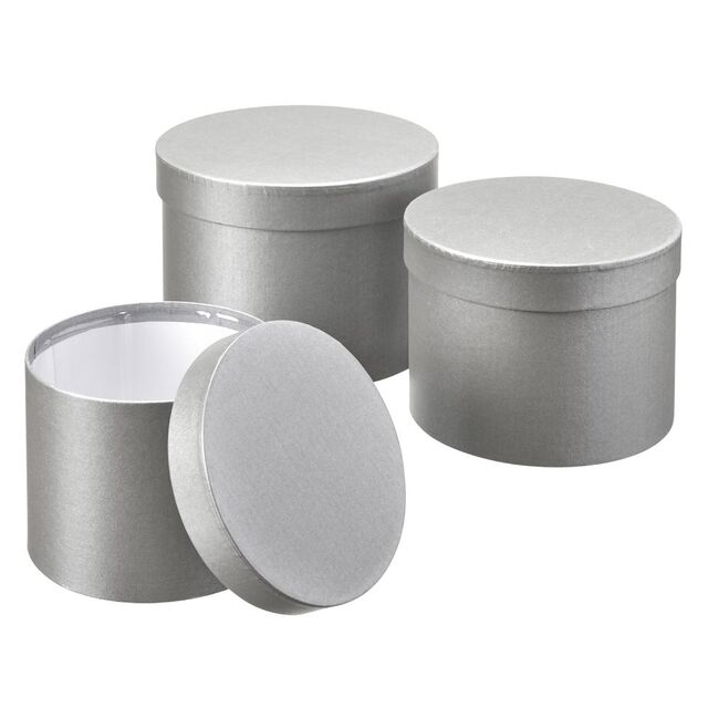 Grey symphony hat boxes Clearance