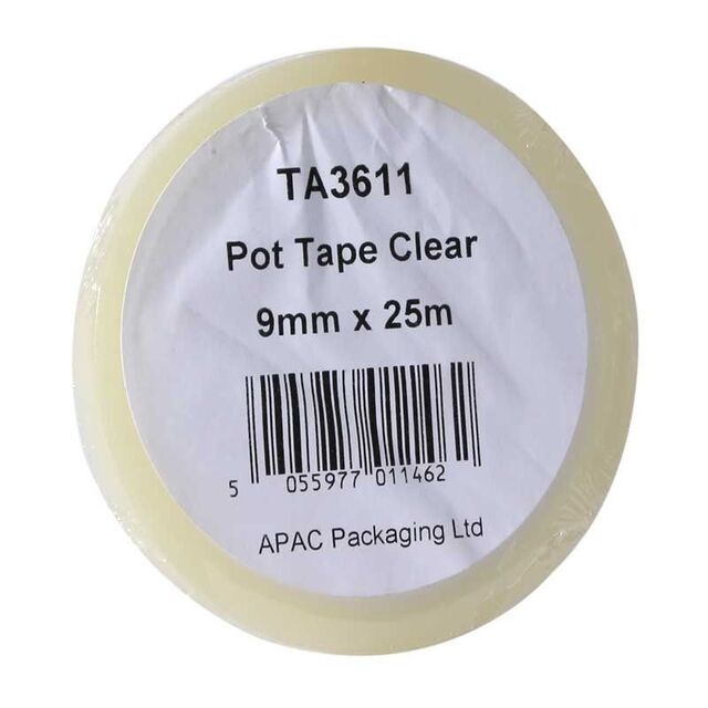 Clear Waterproof Tape (9mm x 25m) Michael Dark