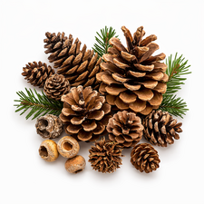 Shop natural pine cones and decorative cones for wreath making, crafts and seasonal floristry. Bulk packs available from Michael Dark.